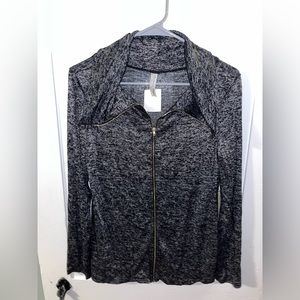 Small zip-up sweater